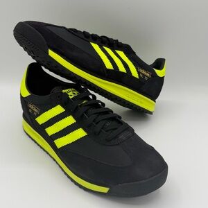 adidas Originals SL 72 RS IG4647 Core Black/Solar Yellow Unisex Sneakers Men 9